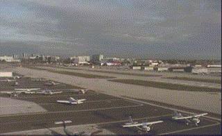 View of San Carlos Airport from tower