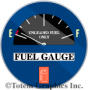 Fuel gauge on empty