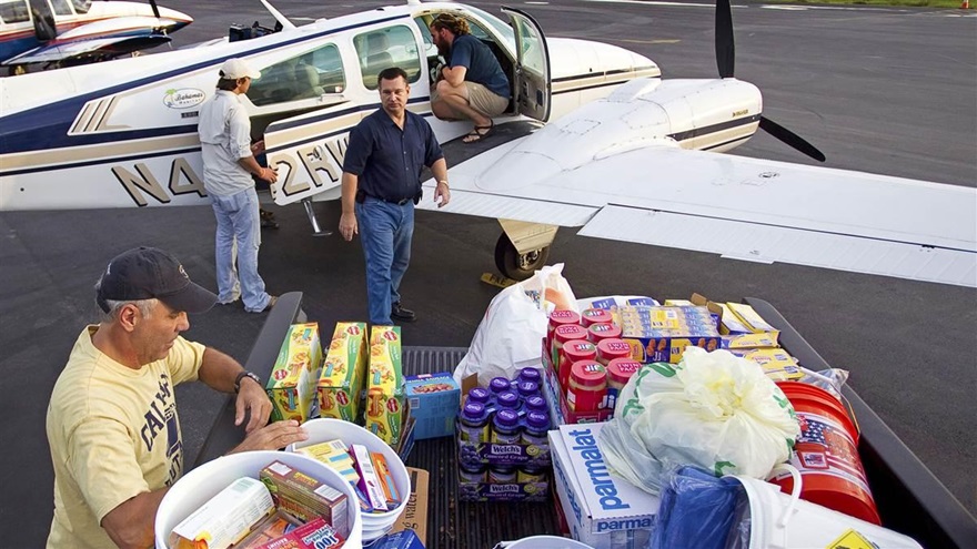 Disaster Airlift Response Team at San Carlos Airport