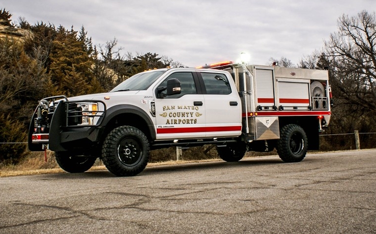 Welcome New Fire Truck at KSQL